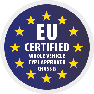 EU CERTIFIED WHOLE VEHICLE TYPE APPROVED CHASSIS