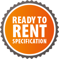Ready to rent badge