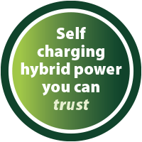 self charging hybrid power you  can trust