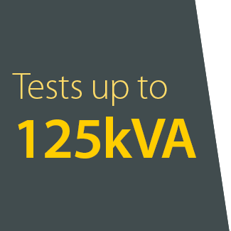 Tests up to 125kVA