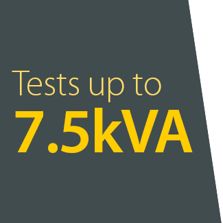 Tests up to 6kVA